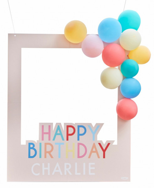 Bunter Birthday Fotorahmen 72 x 60cm 2