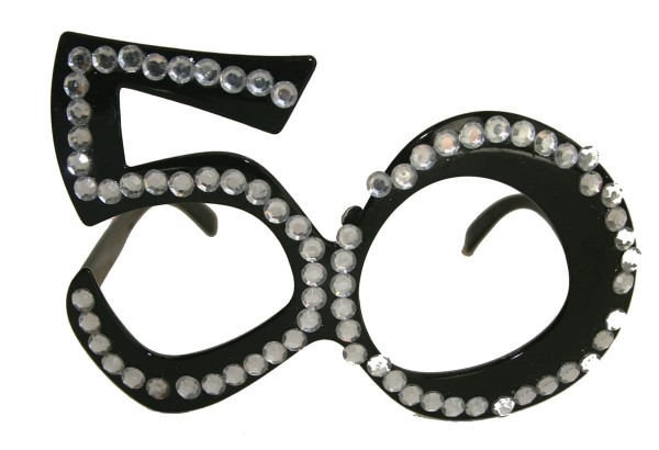 Crazy 50. Geburtstags Brille
