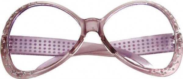 Runde Retro Brille Lila