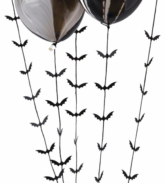 5 Finstere Fledermaus Ballonanhänger