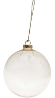 Goldene Ombré Glaskugel 10cm