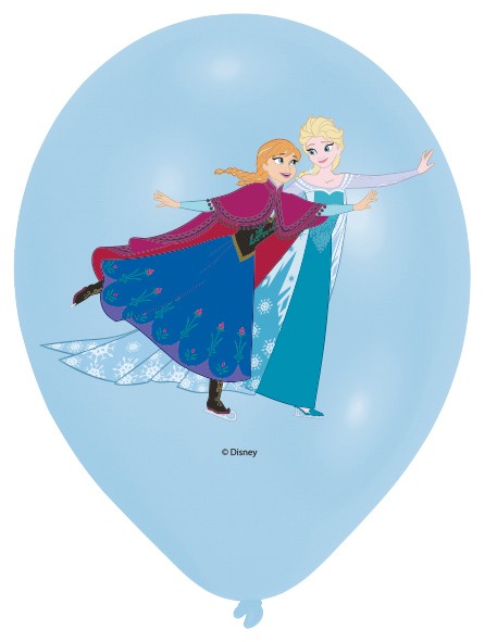 6 Frozen Eiszauber Luftballons 27,5cm