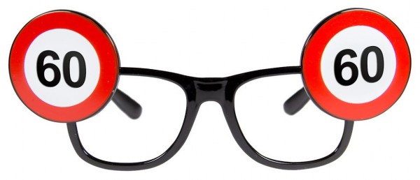 Verkehrsschild 60 Brille