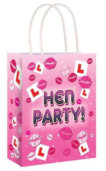 Hen Party Küsschen Geschenktüte 22cm