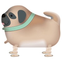 Happy Animals Hunde Airwalker 60 x 43cm