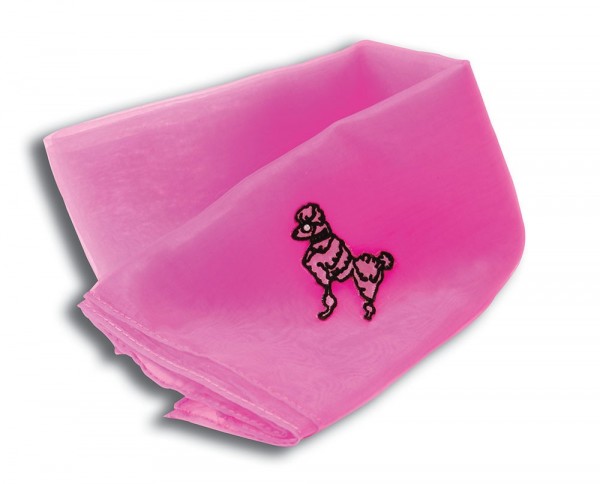 Pinker Pudel Schal 50er Jahre Look