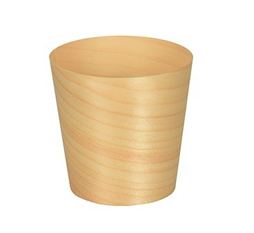 50 Holz Fingerfood Schalen 6 x 6cm