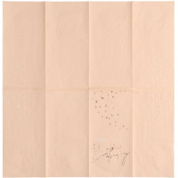 Vorschau: 10 Rosy Blush Birthday Servietten 33cm