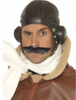1940er Pilotenkappe Braun
