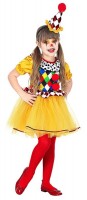 Vorschau: Zauberschönes Clown Kostüm für Mädchen