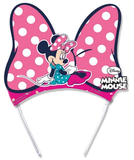 6 Minnie Mouse Dots Party Pannband