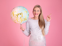 Vorschau: Boy or Girl Mom to be Folienballon 45cm