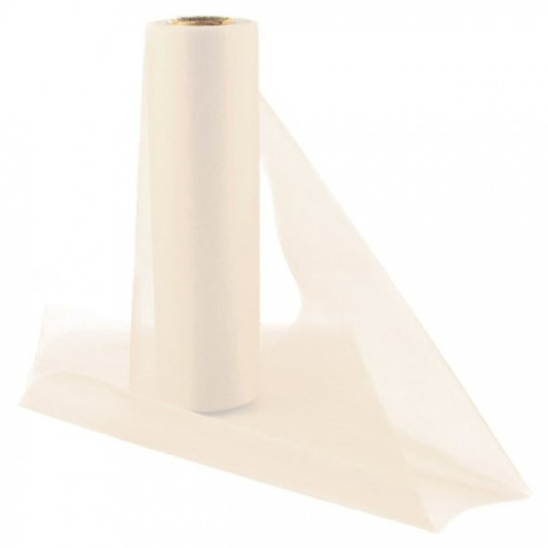 Elfenbeinfarbene Organza Stoff Rolle 25m