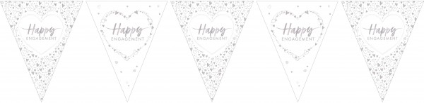 Happy Engagement Wimpelkette 3,7m