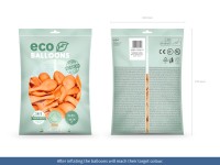 100 Eco Pastell Ballons pfirsich 26cm