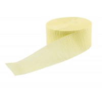 Krepp Luftschlange Sunshine Yellow 24m