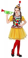 Vorschau: Zauberschönes Clown Kostüm für Mädchen