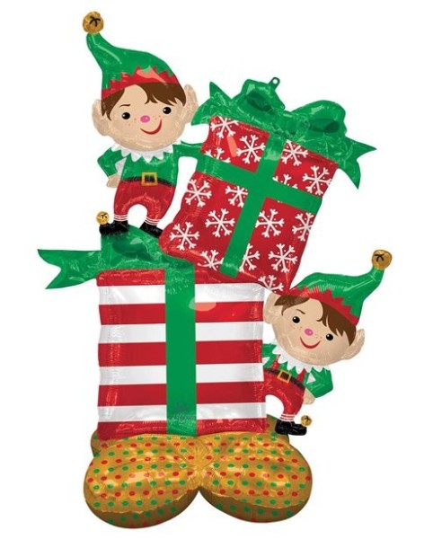 Weihnachtselfen AirLoonz Ballon 1,34m
