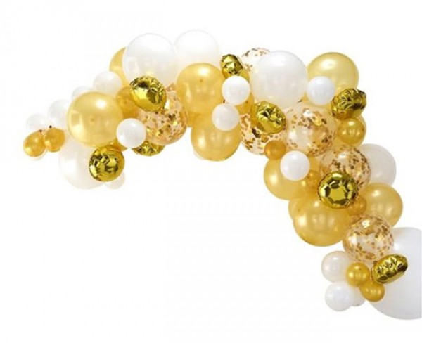 Ballongirlande gold 70-teilig