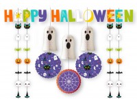 Buntes Halloween Partyset 10-teilig