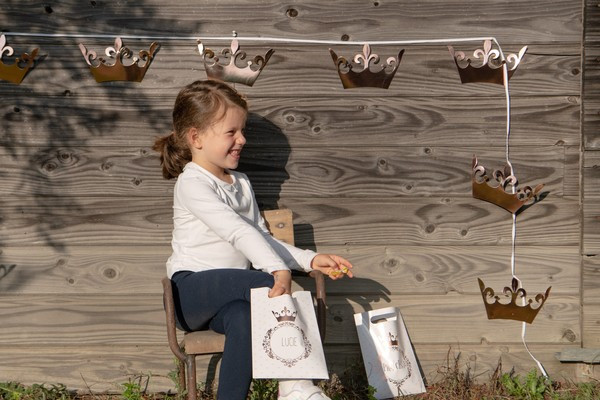 Princesse Kronen Girlande 6m 2