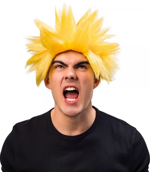 Gelbe Drachenkämpfer Cosplay Perücke