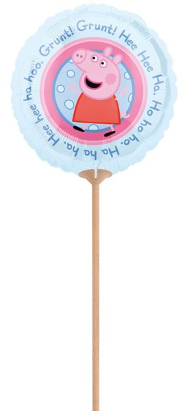 Peppa Wutz Stabballon 23cm