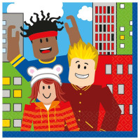 16 Party in Town Servietten 33cm