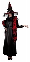 Federboa Elegance Rot-Schwarz