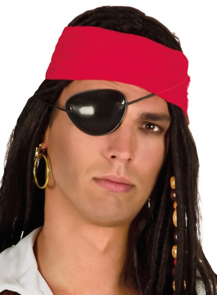 Schwarzes Piraten Schmuck Set 2 Teilig