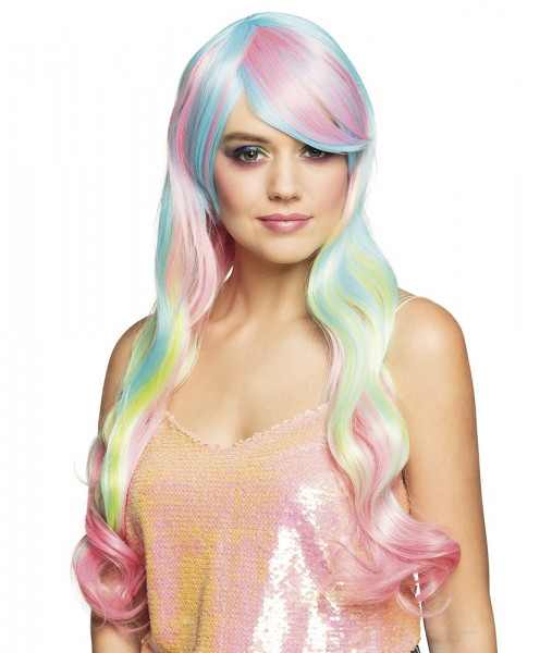 Bunte Candy Land Damenperücke
