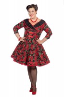 Vorschau: 50er Jahre Rosenkleid für Damen