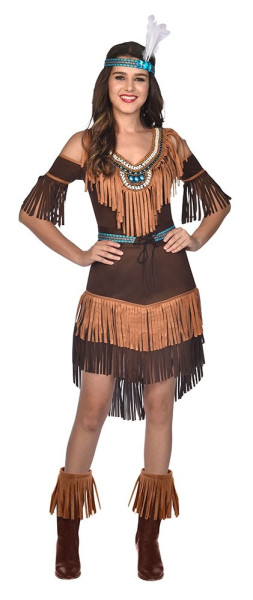 Indianerin Etenia Damenkostüm 3