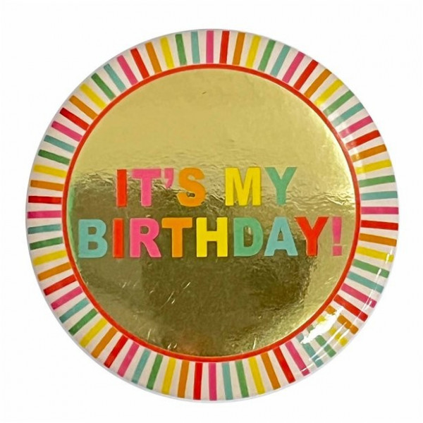 My Birthday Button 6cm