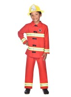 Vorschau: Feuerwehr Uniform Kinderkostüm