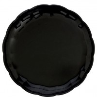 Schwarzes Tablett 30cm