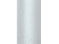 Tüll Stoff Luna grau 9m x 15cm
