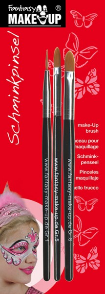 Schminkpinsel 3-Teilig