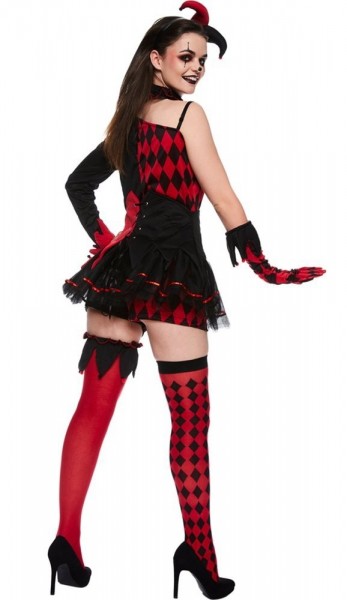 Sexy Harlekin Damenkostüm Diavola 2