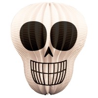 Totenkopf Laterne Partybone 25cm