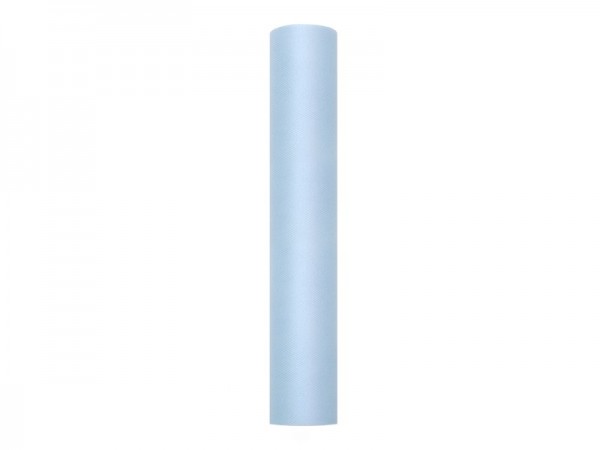 Himmelblauer Tüll Tischläufer 9m x 30cm 2