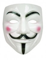 Weiße V Maske