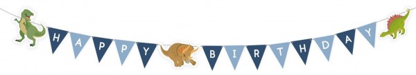 Happy Dinosaur Wimpelkette 1,8m