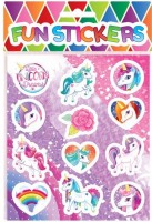 12 Einhorn Traumland Sticker