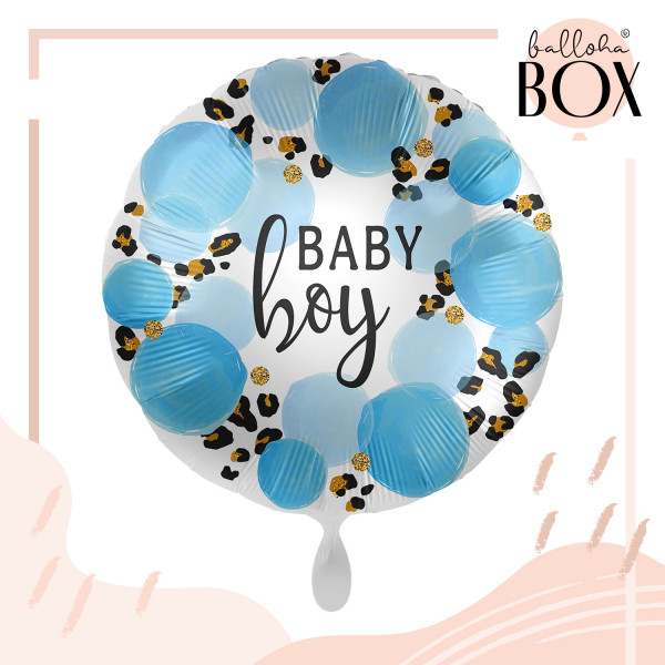 Balloha Geschenkbox DIY Baby boy XL