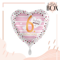 Vorschau: Balloha Geschenkbox DIY 6. Geburtstag Hearts XL