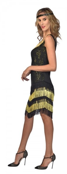 Elegantes Charleston Kleid Schwarz 4