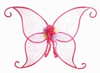 Pinke Elfen Blumen Flügel