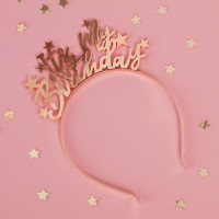 Starful Birthday Haarreif roségold