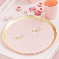 8 Pamper Party Pappteller 21,5cm